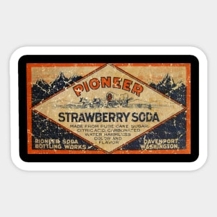 PIONER STRAWBERRY SODA BEER Sticker